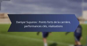 Daniyar Suyunov : Points forts de la carrière, performances clés, réalisations