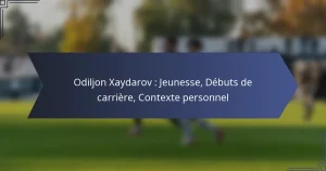 Odiljon Xaydarov : Jeunesse, Débuts de carrière, Contexte personnel