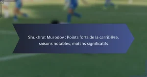 Shukhrat Murodov : Points forts de la carrière, saisons notables, matchs significatifs